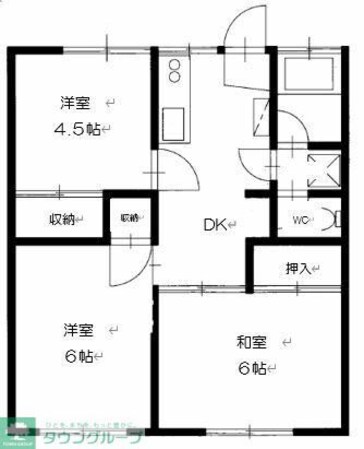 久保田マンションの物件間取画像